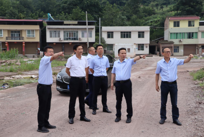 四川路桥党委委员、副董事长胡元华一行赴南宫NG28矿产调研指导工作